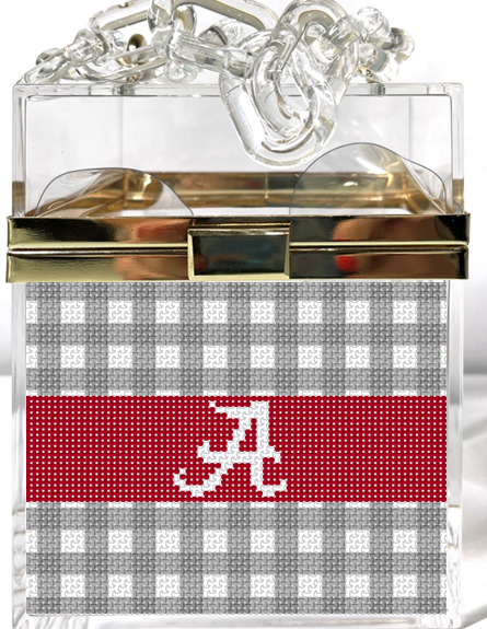 Alabama Purse Insert for Acrylic Cube Purse - 0