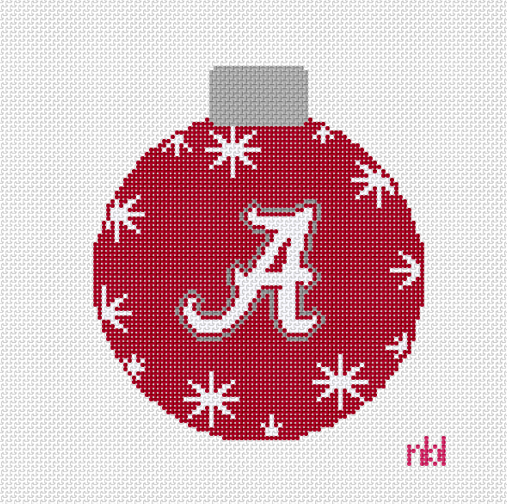 Alabama Snowflake Christmas Ball