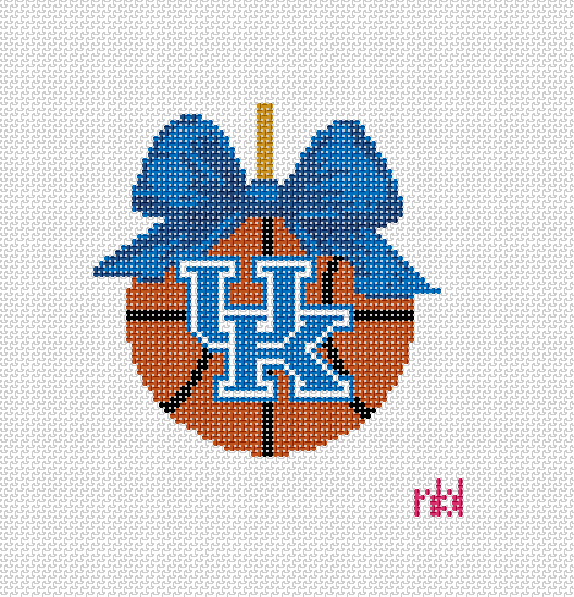 UK Basketball Bow Canvas