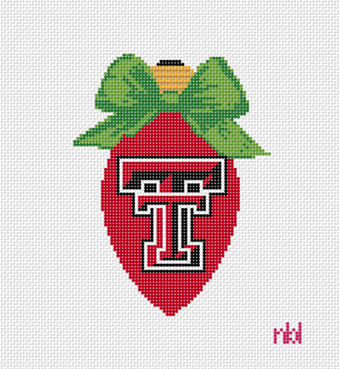 Texas Tech Christmas Bow Light Bulb