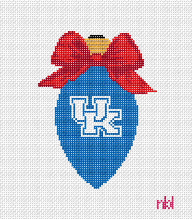 Kentucky Christmas Bow Light Bulb - 0