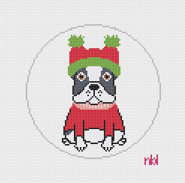 Christmas Bulldog 2