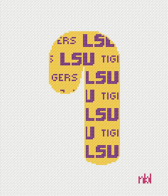 Candy Cane LSU Gold