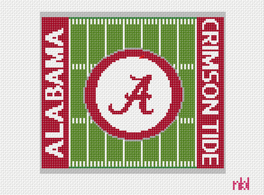 Alabama Football Field Pillow