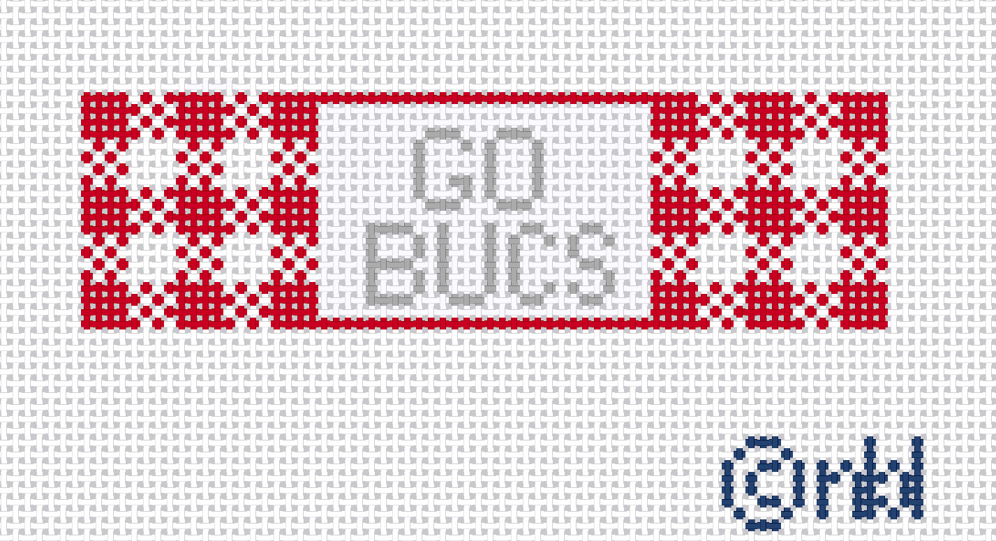 Ohio State Gingham Fob