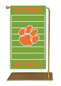 Clemson Football Field Mini Flag Kit