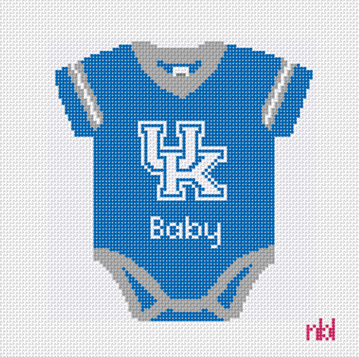 Kentucky Baby Onesie Needlepoint Canvas