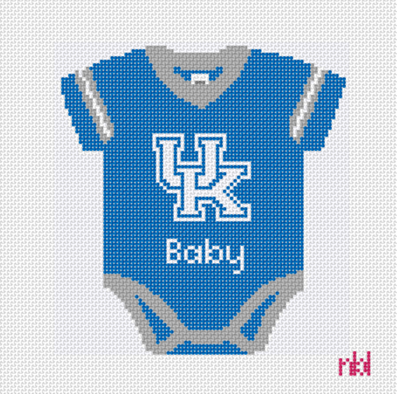 UK Interlock Baby Onesie Canvas