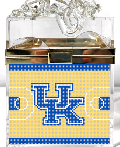 Kentucky Basketball Purse Insert for Acrylic Cube Purse