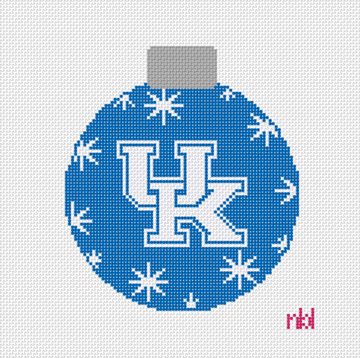 Kentucky Snowflake Christmas Ball