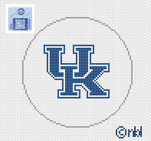 Kentucky Logo Round Canvas