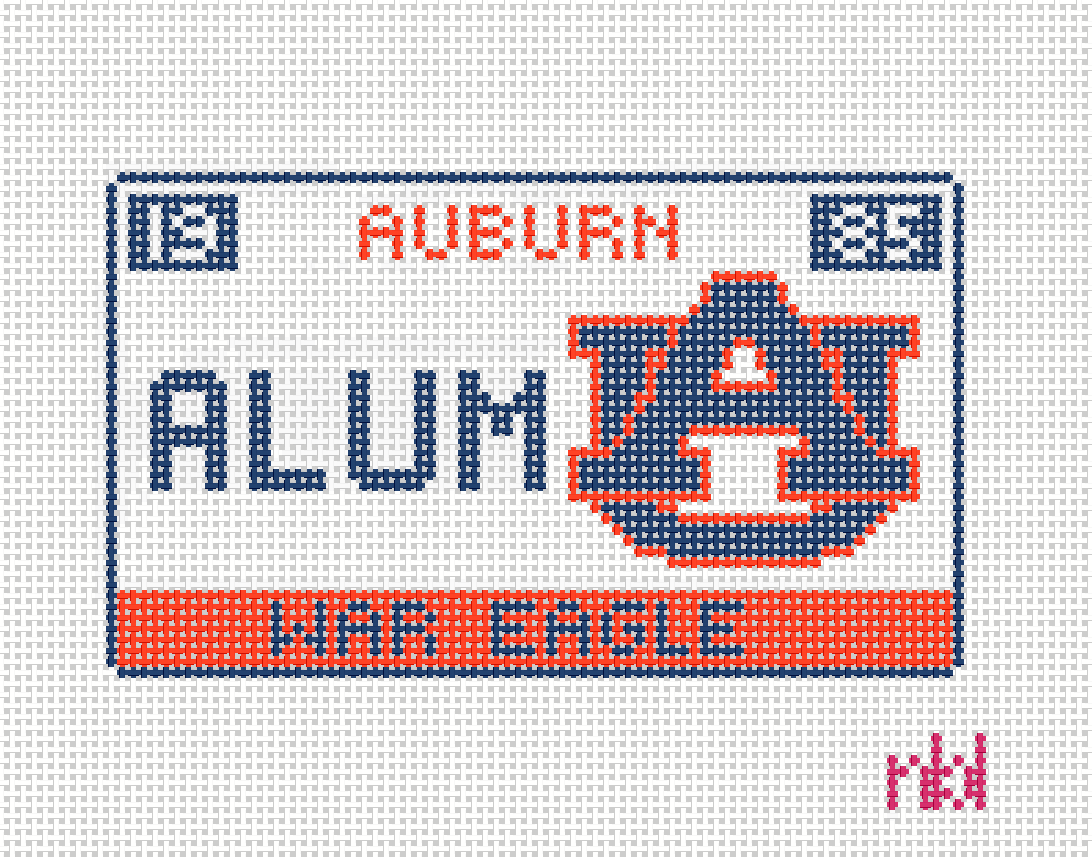 Auburn License Plate- Alumni