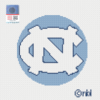 NC logo round blue background