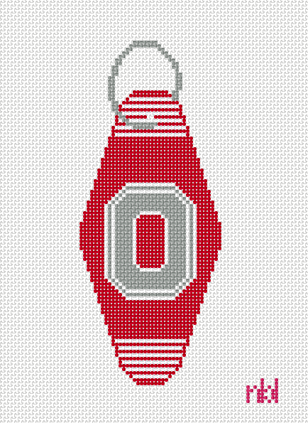 Ohio State Vintage Hotel Key Canvas