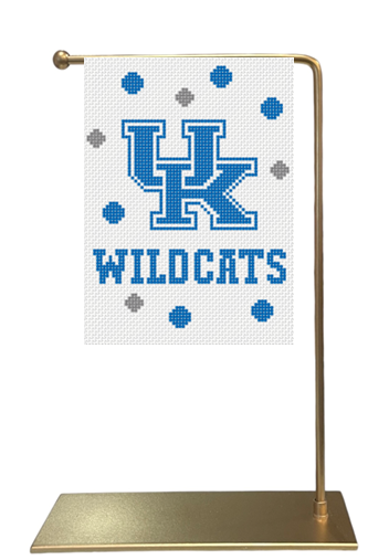 Kentucky Logo Flag Canvas - 0