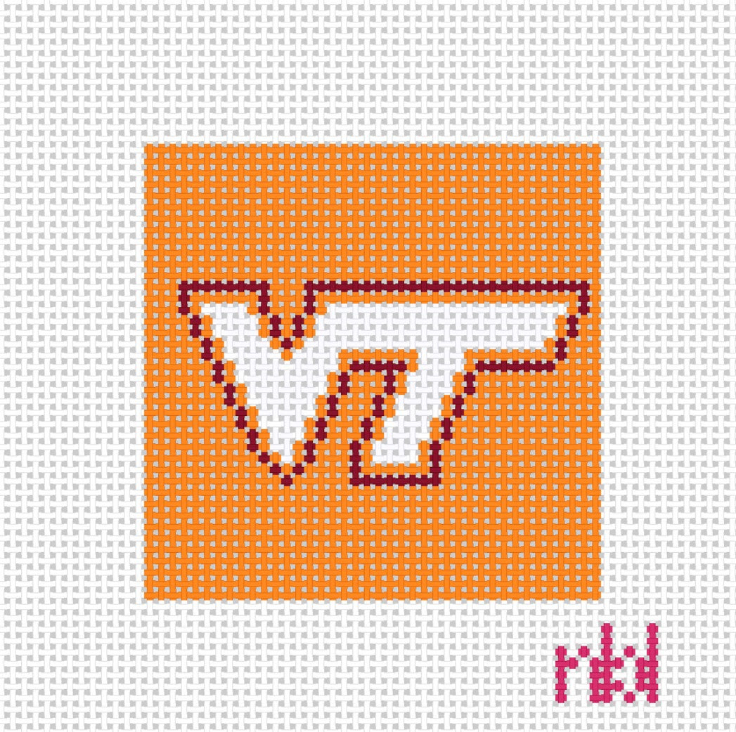 Virginia Tech Mini Square 2.2 burgundy or orange - 0