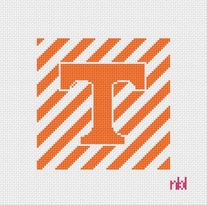 Tennessee 4 inch striped square