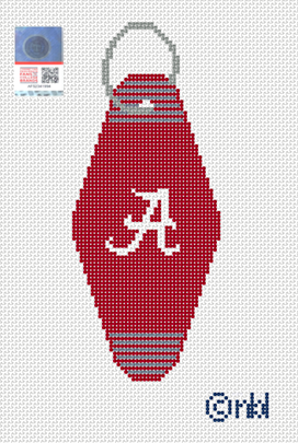 Alabama Vintage Hotel Key Canvas - 0