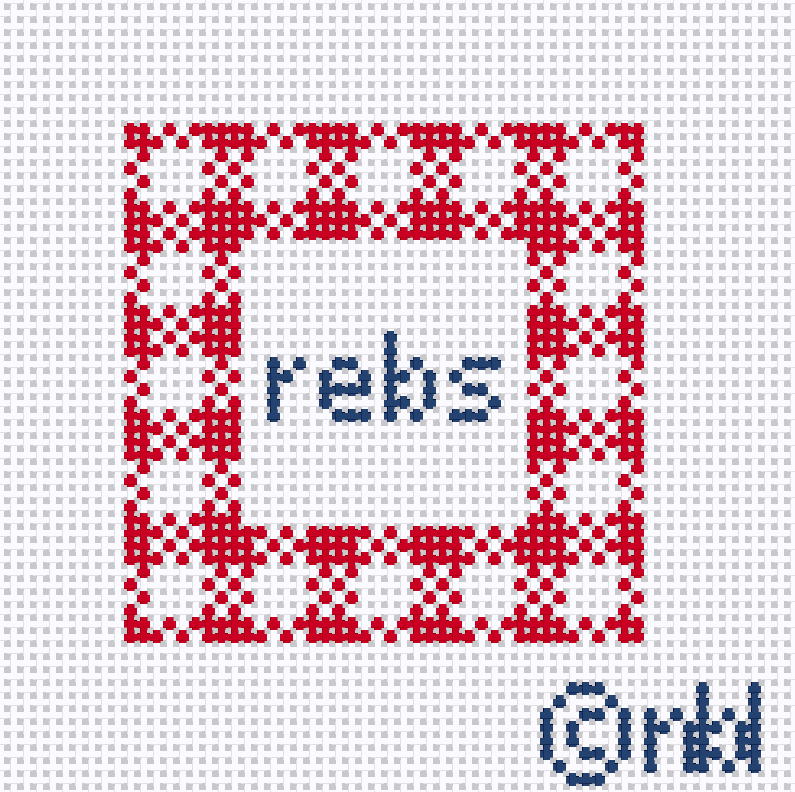 Ole Miss Gingham Mini Square 2.2