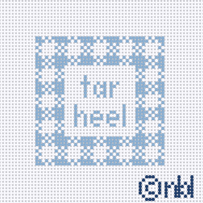 North Carolina Gingham Mini Square 2.2