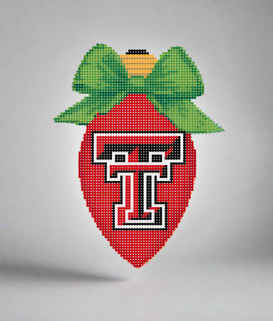 Texas Tech Christmas Bow Light Bulb - 0